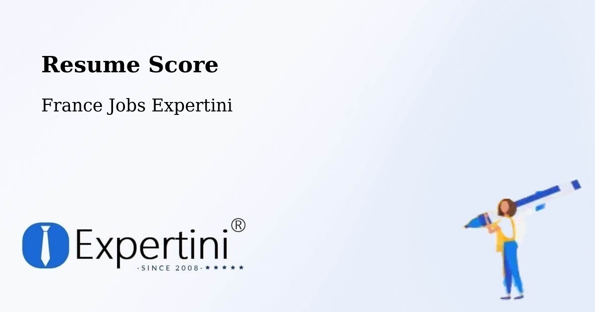 Resume Score & Job Description Match Tool – Ecques - France Jobs Expertini